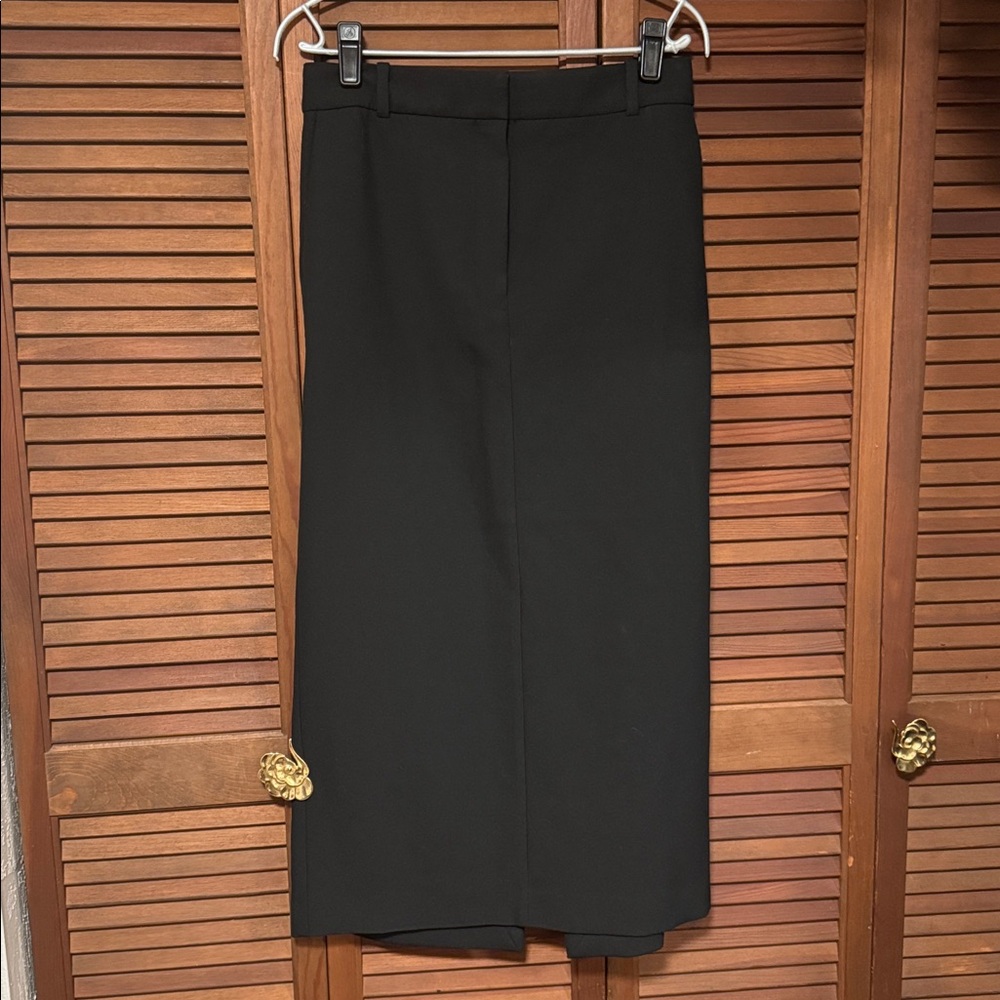 Aritzia Babaton Chisel Maxi Skirt 8 Black